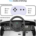 Segmart® Official Licensed Black Land Rover Kids Cars 12v Kids Toys With R/c Parental Remote