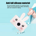 SEGMART Kids Camera, 1080P Digital Toy Camera for Girls Boys, Silicone Shockproof Video Recorder Player for Toddlers 3-10-Year-Old Birthday Gifts, Real Digital Camera for Kids, Rabbit, 32GB, S7545