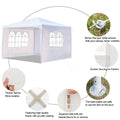 Segmart® 10' x 10' Canopy Tent with 3 Side Walls