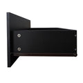 TV Console Table with Storage, SEGMART Modern Black TV Stand with LED Lights, High Gloss TV Console Cabinet with Drawers, Home Media Entertainment Center for Living Room, 51"x13.7"x17.7", LL284