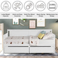 SEGMART Captain’s Bed, Modern Daybed Bed with 2 Storage Drawers, S15