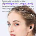 Wireless Bluetooth Earbuds, Bluetooth 5.0 Earphones with Digital LED Display, 2000 mAH Charging Case, 220H Playtime Noise Cancelling Headphone, IPX7 Waterproof Built-in Mic for Sport, Workout, Gym, Q1