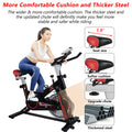 Cycling Bike, Professional Indoor Stationary Cycling Bike, Smooth Quiet Belt Drive Exercise Bike, Bike with LCD Monitor/Adjustable Handlebar seat, for Home Cardio Gym Workout, I7782