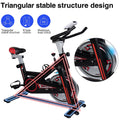 Cycling Bike, Professional Indoor Stationary Cycling Bike, Smooth Quiet Belt Drive Exercise Bike, Bike with LCD Monitor/Adjustable Handlebar seat, for Home Cardio Gym Workout, I7782