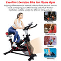 Cycling Bike, Professional Indoor Stationary Cycling Bike, Smooth Quiet Belt Drive Exercise Bike, Bike with LCD Monitor/Adjustable Handlebar seat, for Home Cardio Gym Workout, I7782