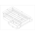 SEGMART Classic Twin Bed Frame