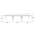 Segmart 10' x 30' White Event Outdoor Canopy
