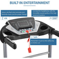 Clearance! Folding Treadmill for Home, Electric Fitness Exercise Equipment Easy Assembly, Large Running Surface, Smart Digital Motorized Running Machine for Running & Walking, I7180