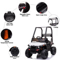 OFF-ROAD UTV WITH ROOF KIDS CARS 12V KIDS TOYS WITH R/C PARENTAL REMOTE ELECTRIC VEHICLES FOR BOYS GIRLS