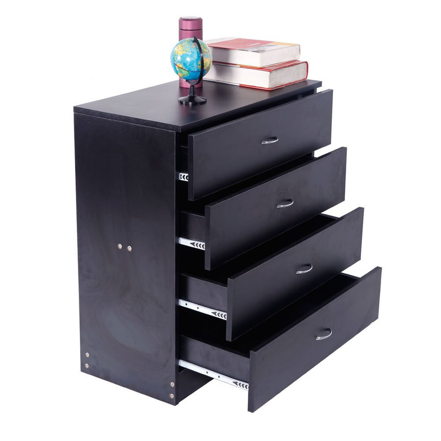 Segmart 4 Chest of Drawers for Bedroom, 26" x 13" x 29" Classic Metal Handles, Durable MDF Wood, S7914
