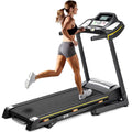 SEGMART Electric Foldable Treadmill w/3 Manual Adjustable Incline, 16.5'' Wide Tread Belt Treadmills for Home, Digital Exercise Machine with 14.8 KM/h Max Speed for Home & Gym Cardio Fitness, S5562