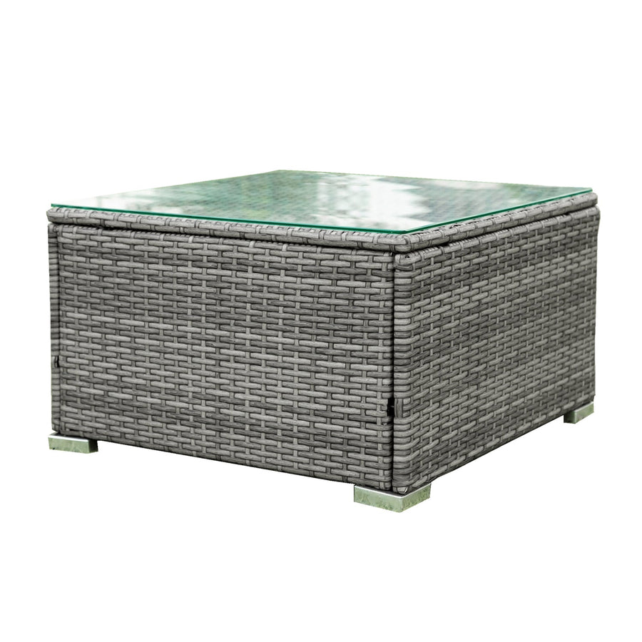 4-Piece Rattan Wicker Outdoor Conversation Set