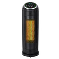 Segmart 16'' Digital Ceramic Tower Space Heater with Remote, Adjustable Thermostat, 12-Hour Timer, Overheat Protection, and Safety Tip-Over Switch, Black, S002