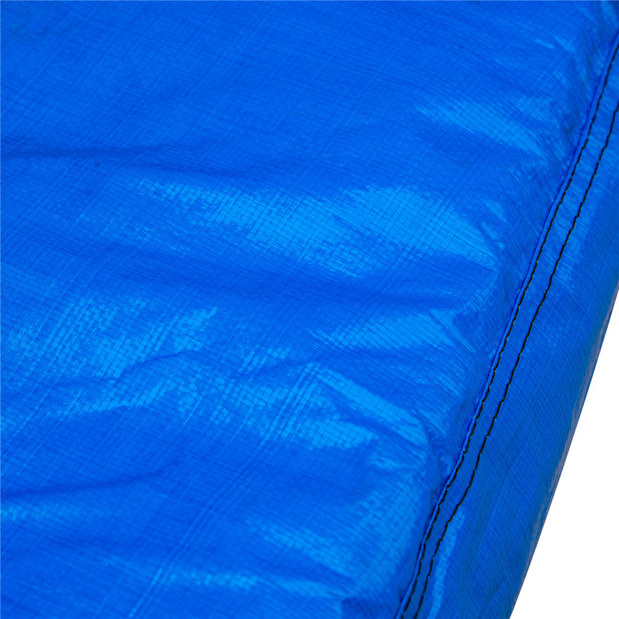 SEGMART Trampoline for Kids, New Upgraded 12 Feet Outdoor Trampoline with Enclosure Net, Basketball Hoop and Ladder, Heavy Duty Blue Round Trampoline for Outdoor Backyard, L