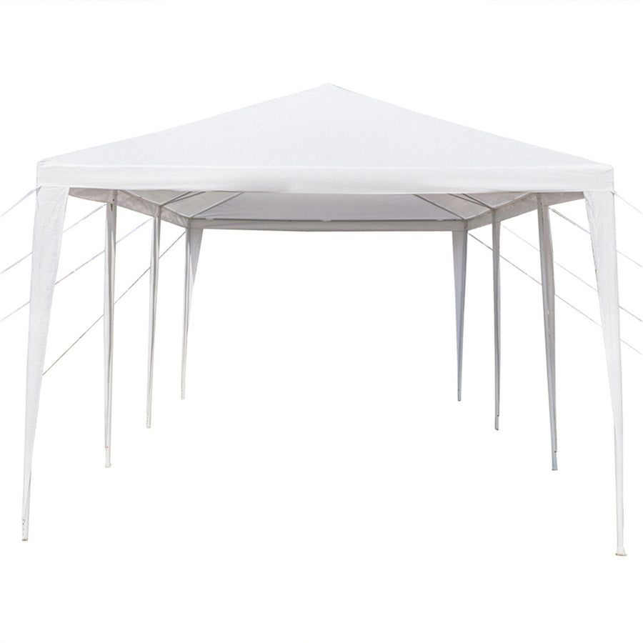 Canopy Party Tent for Outside, SEGMART 10' x 20' Patio Tent, White Outdoor Party Wedding Tent, Backyard Tent for Catering Garden Beach Camping, L