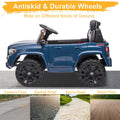 Ride on Cars for Boys, Licensed Toyota Tacoma 12V Electric Ride on Cars with Remote Control, Blue Motorized Vehicles Ride on Truck with Headlights/Music Player for 3 to 5 YO, LLL3152