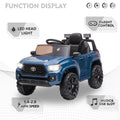 Ride on Cars for Boys, Licensed Toyota Tacoma 12V Electric Ride on Cars with Remote Control, Blue Motorized Vehicles Ride on Truck with Headlights/Music Player for 3 to 5 YO, LLL3152