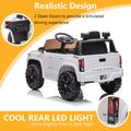 Ride on Toys for Kids, 12V Licensed Toyota Tacoma Ride on Cars with Remote Control, Motorized Vehicles Ride on Truck with Lights/Music, White Battery Powered Ride on Cars for Girls 3 to 5 YO, LLL3165