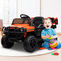 Kids Ride on UTV, 12V Backyard Truck Cars with Back Trailer and Remote Control, S9235
