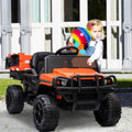 Kids Ride on UTV, 12V Backyard Truck Cars with Back Trailer and Remote Control, S9235