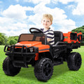 Kids Ride on UTV, 12V Backyard Truck Cars with Back Trailer and Remote Control, S9235