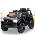 Ride on Cars for Boys, Licensed Toyota Tacoma 12V Electric Ride on Cars with Remote Control, Black Motorized Vehicles Ride on Truck with Headlights/Music Player for 3 to 5 YO, LLL3140