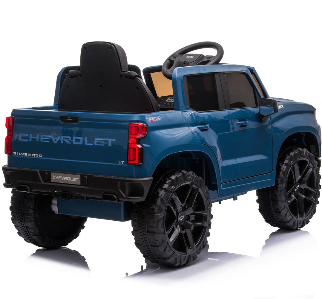 Power wheels on sale silverado 12v