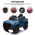 Battery Cars for Kids, Licensed Chevrolet Silverado 12V Ride on Cars with Remote Control, Powered Ride on Truck Car for Boys Girls, Blue Electric Motorized Vehicles Birthday Christmas Gifts, L