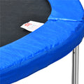 SEGMART Trampoline for Kids, New Upgraded 10 Feet Outdoor Trampoline with Enclosure Net, Basketball Hoop and Ladder, Heavy Duty Blue Round Trampoline for Outdoor Backyard, L