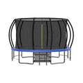 15FT Trampoline with Net, Adult Trampoline Outdoor, Recreational Trampolines with Enclosure Net and Ladder, Anti-Rust Trampolines for Kids, Heavy Duty Trampolines for Backyard Garden