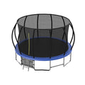 15FT Trampoline with Net, Adult Trampoline Outdoor, Recreational Trampolines with Enclosure Net and Ladder, Anti-Rust Trampolines for Kids, Heavy Duty Trampolines for Backyard Garden