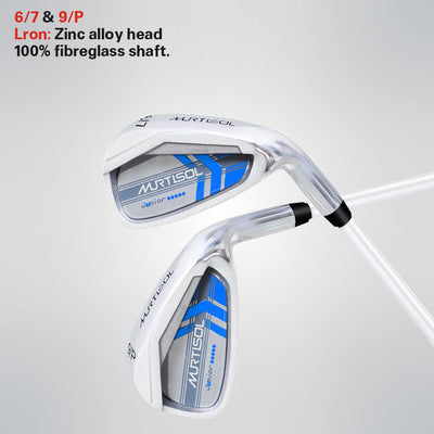 Segmart Golf Junior Golf Clubs Set, Kids Right-Hand Golf Club Sets for 9-12, Outdoor Complete Golf Club Sets with Stand & Bag, Blue