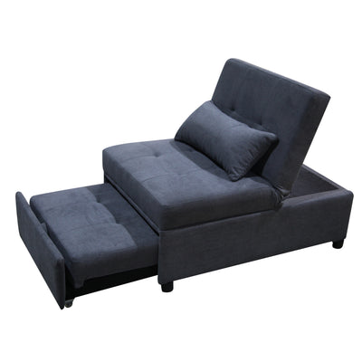 4in1 Multi-Function Folding Sofa Bed Chair, Single Folding Ottoman Sleeper Sofa Bed, Modern Sleeper Convertible Chair Adjustable Backrest, Small Couch Bed for Living Room/Small Apartment, Dark Gray (5.0) 5 stars out of 1 review 1 review
