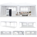 SEGMART Event Canopy Party Tent for Outside, 10' x 20' White Outdoor Party Wedding Tent, L178
