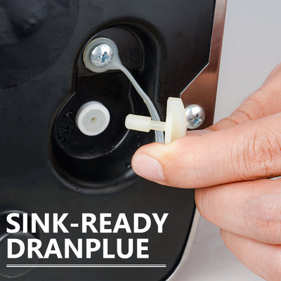 Ice Maker Machine, Portable Ice Cube Maker W/ Built-in Compressor & One-Key Operation, Ice Maker Countertop with Ice Scoop & Basket for Home Coffee Bar, 44Lbs/24H, Self-Cleaning - Silver