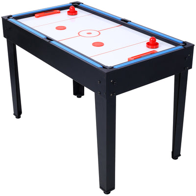 43'' 5-in-1 Multi Game Table for Adults Kids, SEGMART Upgraded Combination Game Table Set for Game Room, Home, Family, Pool Table with Basketball, Billiards, Ping Pong, Push Hockey, Foosball, Brown