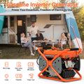 Segmart 3800W Portable Inverter Generator, Gas Powered Super Quiet Generator with 6H Runtime, Eco-Mode, Ultra Lightweight Design for Camping, Home Backup & RV Use, EPA Compliant
