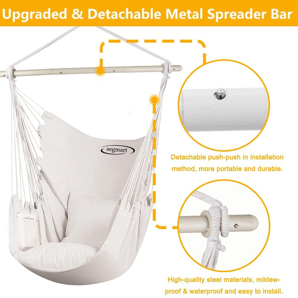 Hammock Chair Swing SEGMART