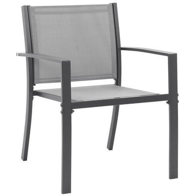 4 Piece Outdoor Patio Furniture Set, SEGMART All-Weather Modern Sofa Set with Loveseat, Glass Top Table Patio Conversation Set for Yard, Pool or Backyard, Gray