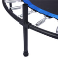 Mini Trampoline for Kids, 48" Portable Small Toddler Trampoline with Safety Net, Durable and Safe Rebounder Blue Trampoline for Kid Exercise & Play Indoor or Outdoor, L090