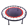 Parent-Child Foldble Twin Trampoline with Removable and Adjustable Bracelet, 2023 Upgraded Indoor Exercise Trampoline with Safety Pad, Kids Trampoline for 2 Kids Toddlers, Blue, S7843