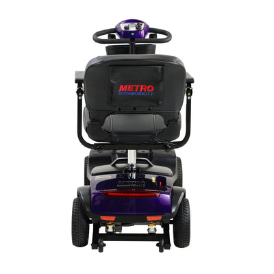 Segmart Mobility Scooter for Seniors, 20''W Armrest, Rear Suspension, Front Rear Light, 300lbs, Purple