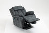 Lift Recliner, Electric Power Lounge Single Sofa for Elderly and Disabled, Heavy Duty Reclining Chair with Remote Control, Plush Fabric Sofa Living Room Chair with Overstuffed Design, Grey, SS2392