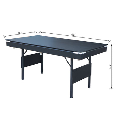 SEGMART Billiards Table, Portable Pool Table for adults, Multifunctional Snooker Table, Includes Full Set of Balls, 2 Cue Sticks, Chalk, and Felt Brush