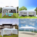SEGMART Event Canopy Party Tent for Outside, 10' x 20' White Outdoor Party Wedding Tent, L178