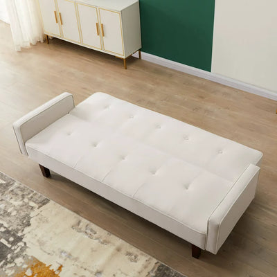 Segmart Sofa Bed with Pull Out Bed, Beige