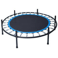 Mini Trampoline for Kids, 48" Portable Small Toddler Trampoline with Safety Net, Durable and Safe Rebounder Blue Trampoline for Kid Exercise & Play Indoor or Outdoor, L090