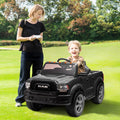 Licensed Toyota Tacoma Electric Ride on Vehicle for Kids, 12V Powered Ride on Car Toys with Remote Control, LED Lights, MP3 Player, Black