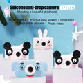 SEGMART Kids Camera, 1080P HD Digital Toy Camera for Girls Boys, Silicone Shockproof Video Recorder Player for Toddlers 3-10 Year Old Birthday Gifts, Real Digital Camera for Kids, Panda, 32GB, S7525