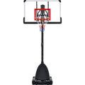 54 Inch Adjustable Basketball Hoop Outdoor, Quickly Height Adjusted 4.9-10ft Kids Basketball Hoop with Shatterproof Backboard - for Kids Youth Adults Play in Backyard/Courts/Indoor